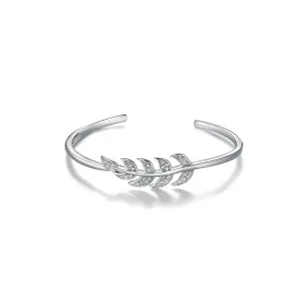 Floating Leaf Bangle