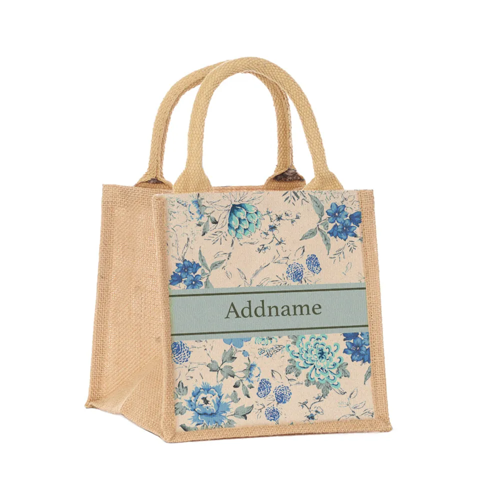 Flora Carolina Jute Tote Bag