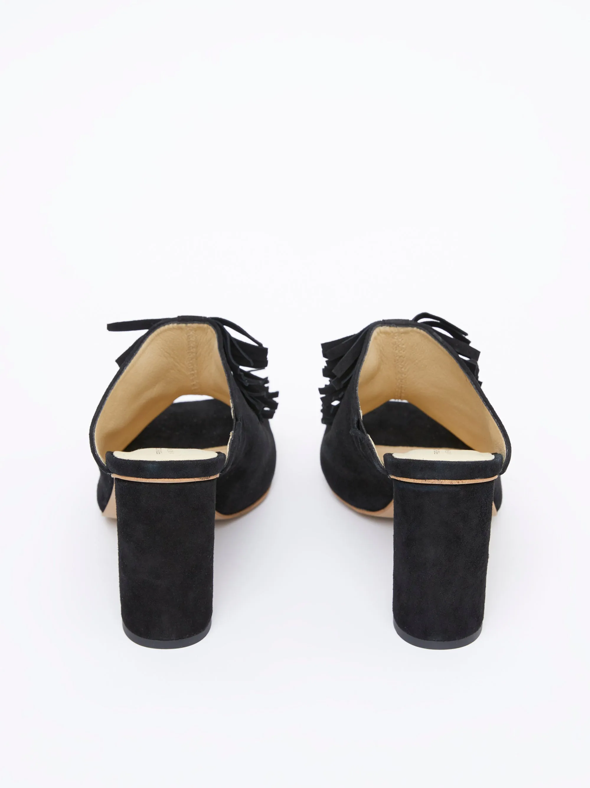 Flora Fringed Mules