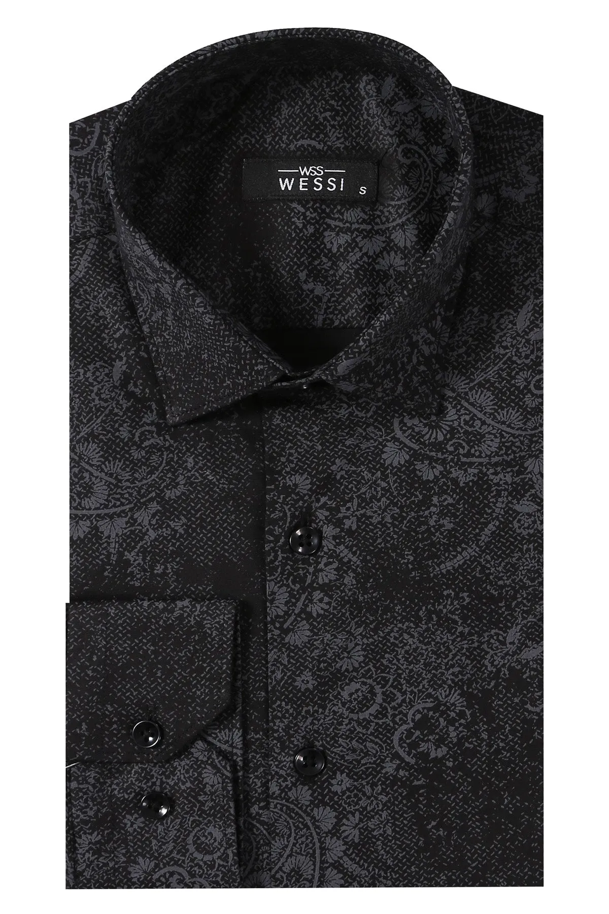 Floral Black Shirt | Wessi