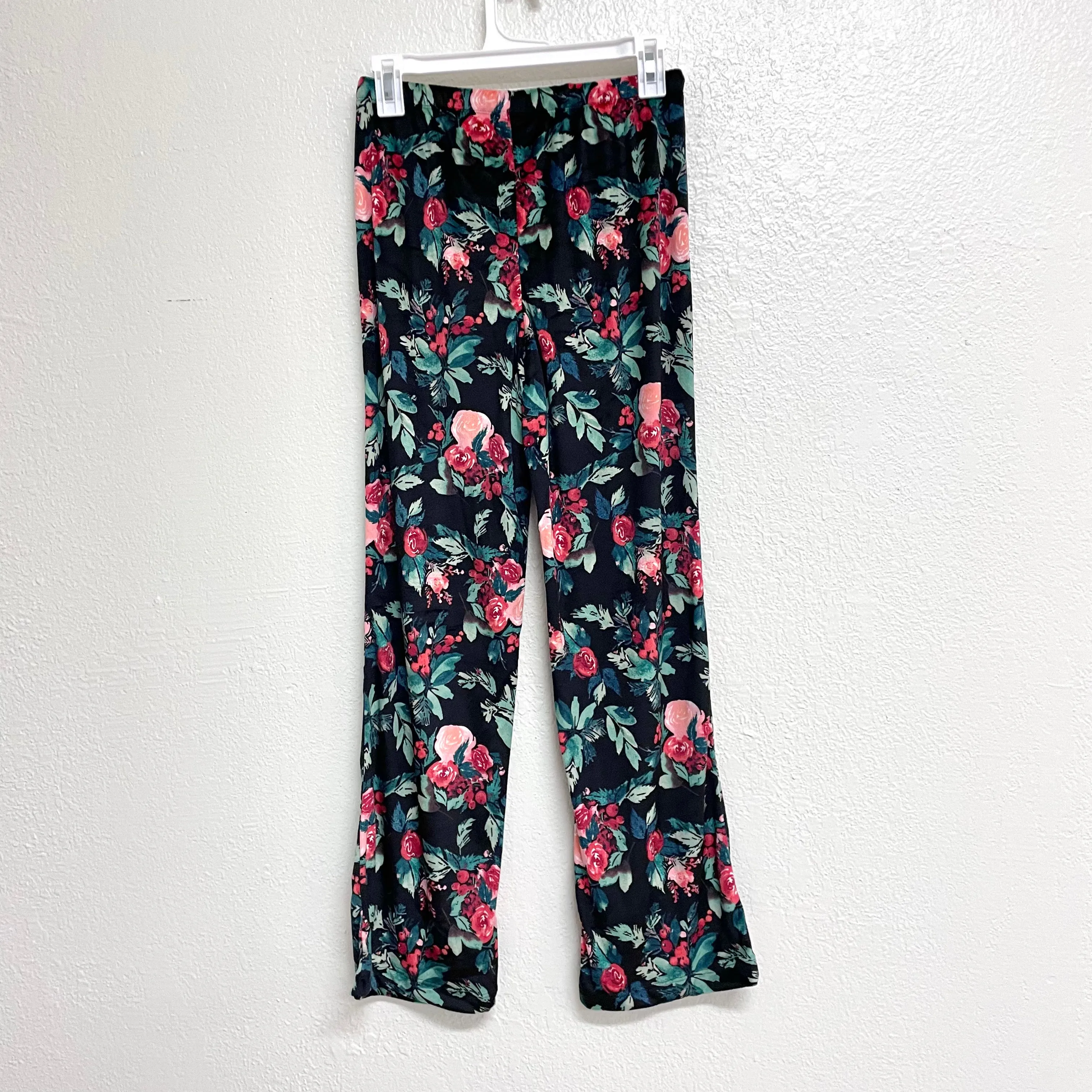 Floral Fleece Pajama Set