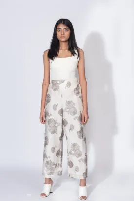 Floral High Waist Pants