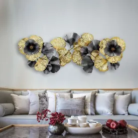 Floro golden Iron Wall Art