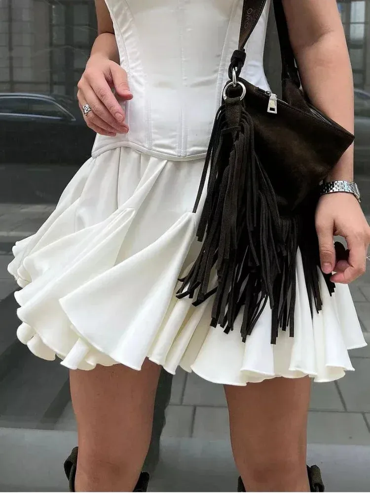 Flounce Fiesta Mini Skirt