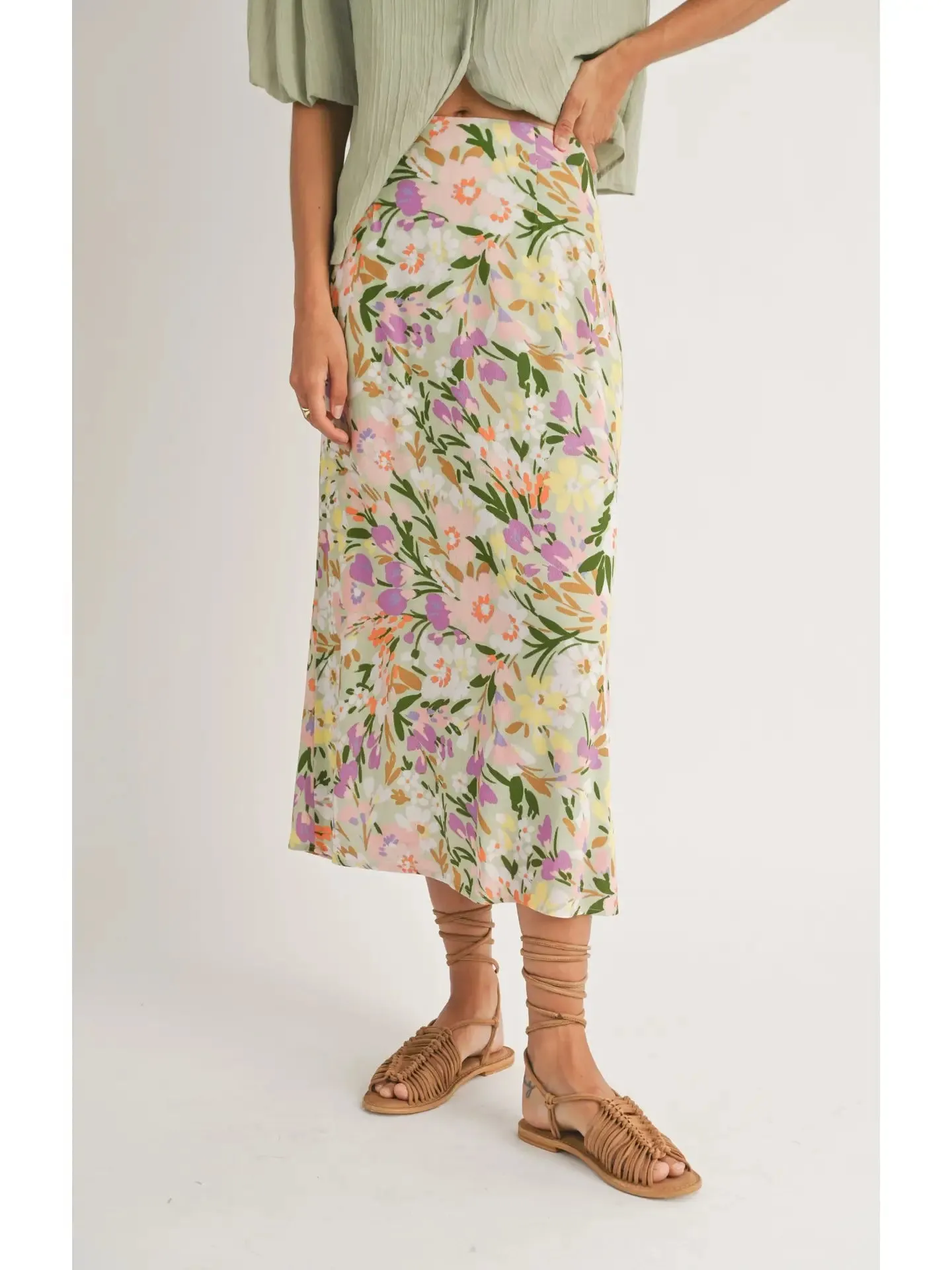 Flower Field Maxi Skirt