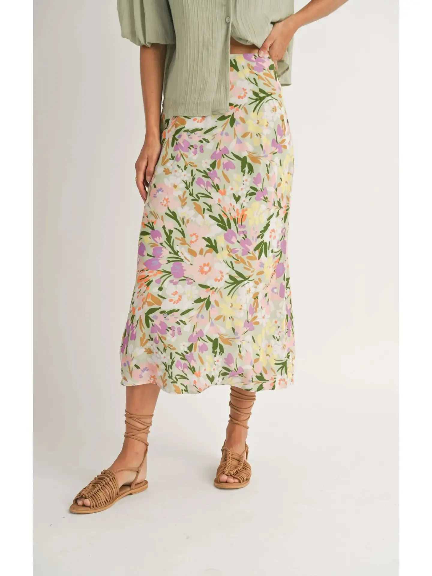 Flower Field Maxi Skirt