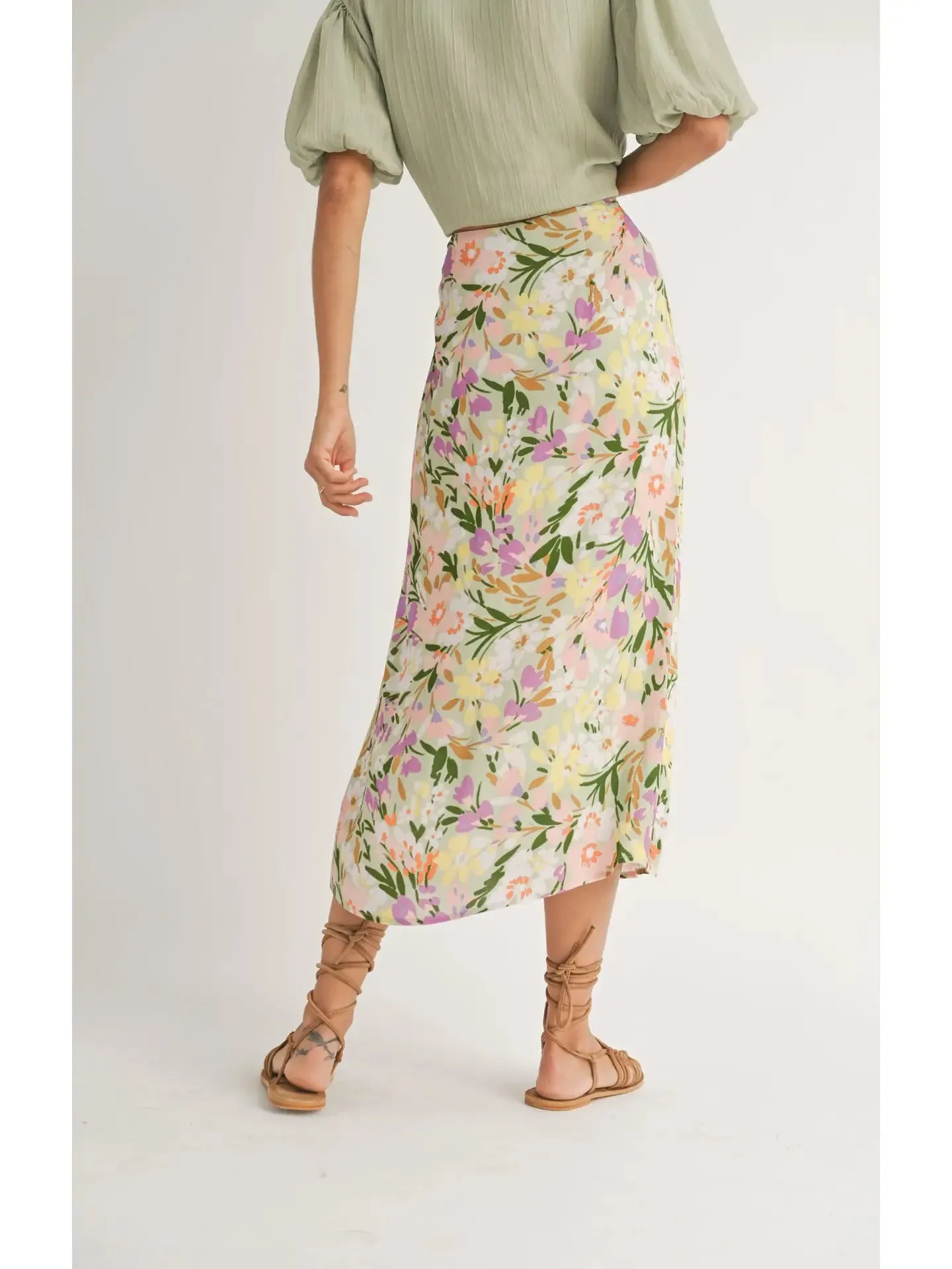 Flower Field Maxi Skirt