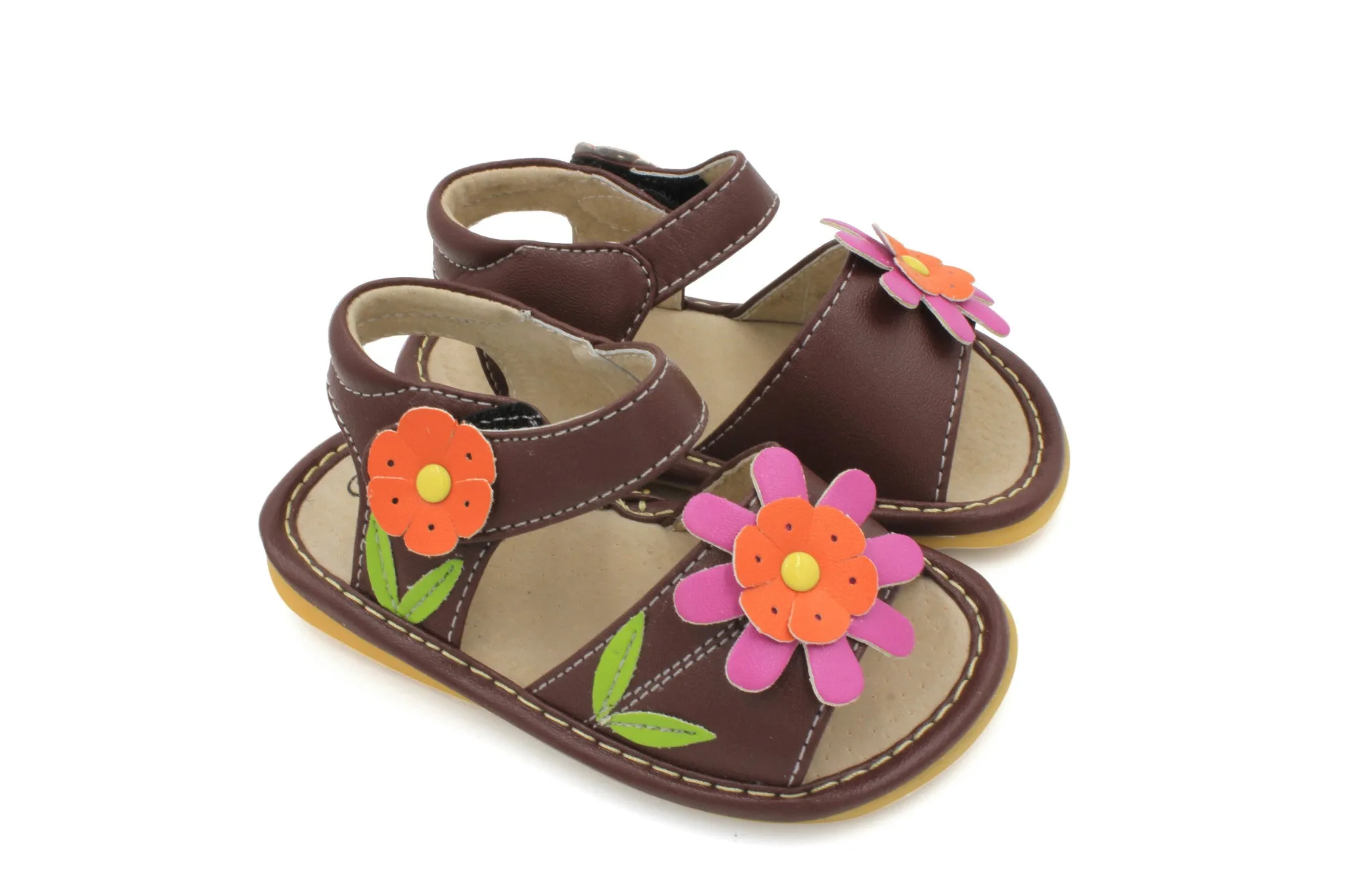 Flower Girl Squeaky Sandals