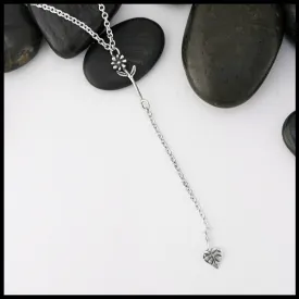 Flower Lariat Necklace