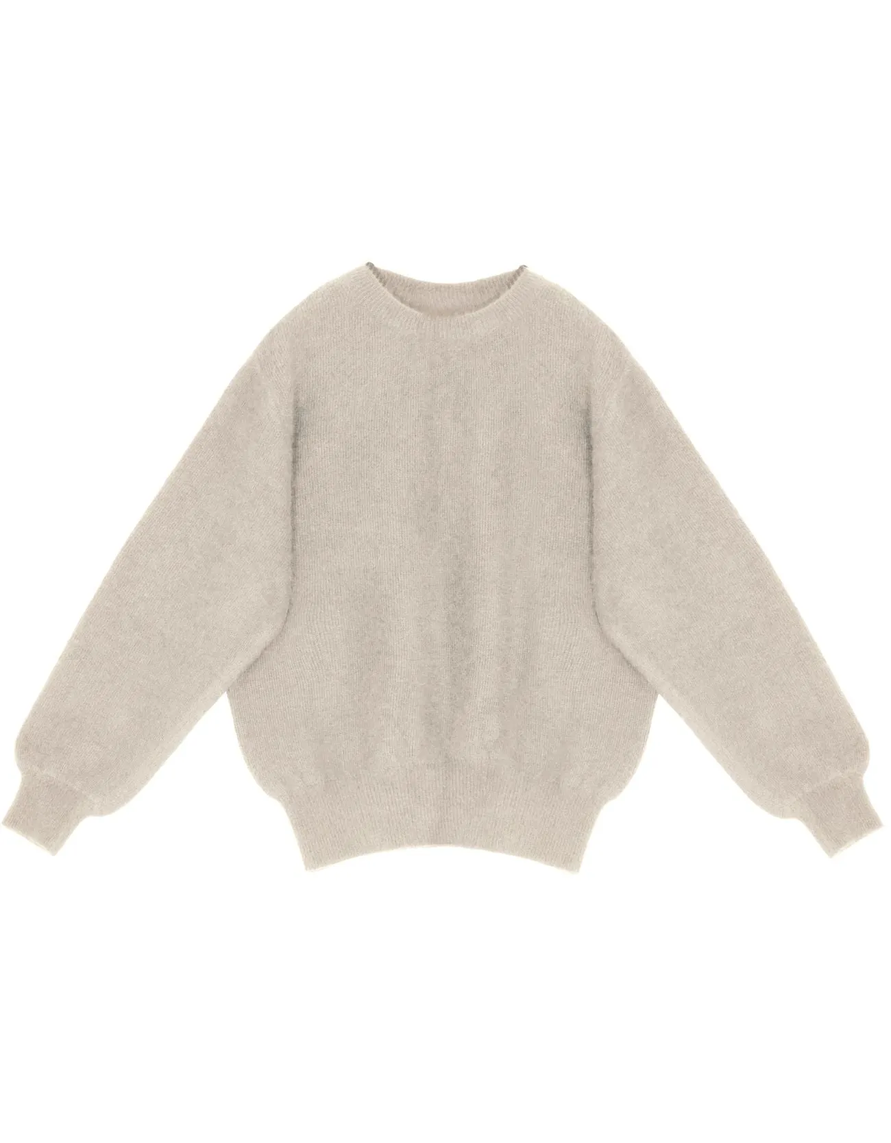 Fluffy Angora Jumper | Cream