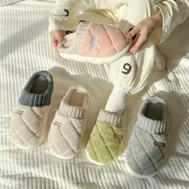 Fluffy Cotton Slippers for Couples