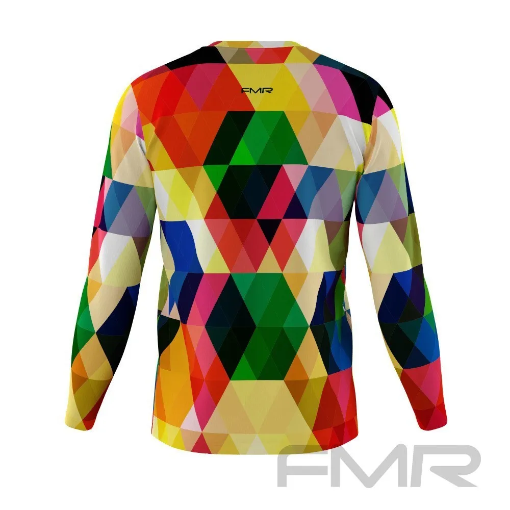 FMR Men's Prismatic Long Sleeve Running Shirt