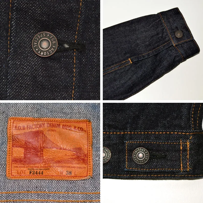 FOB FACTORY "F2444" Selvedge Denim 3rd JKT