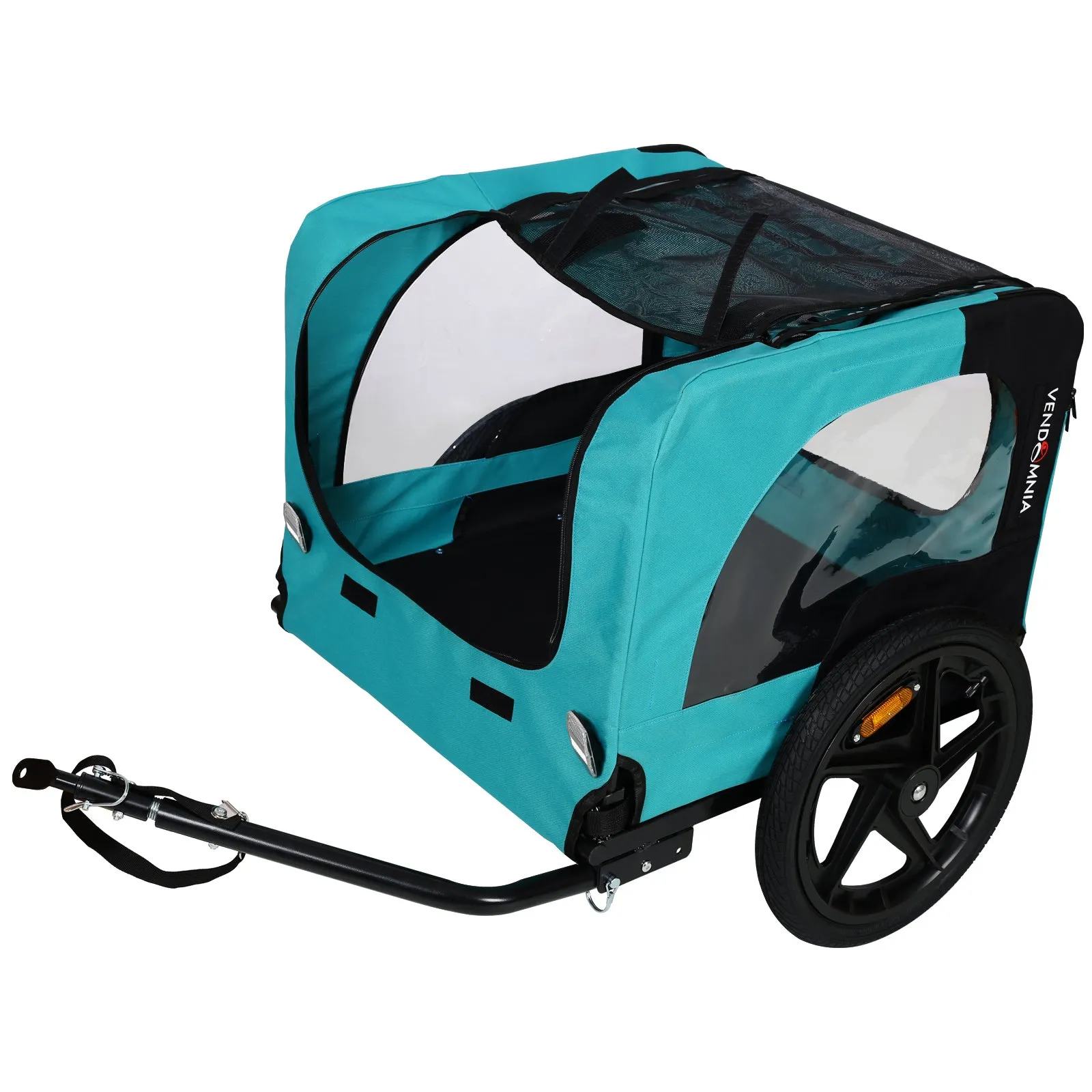 Foldable Bicycle Trailer Stroller for Dogs and Cats