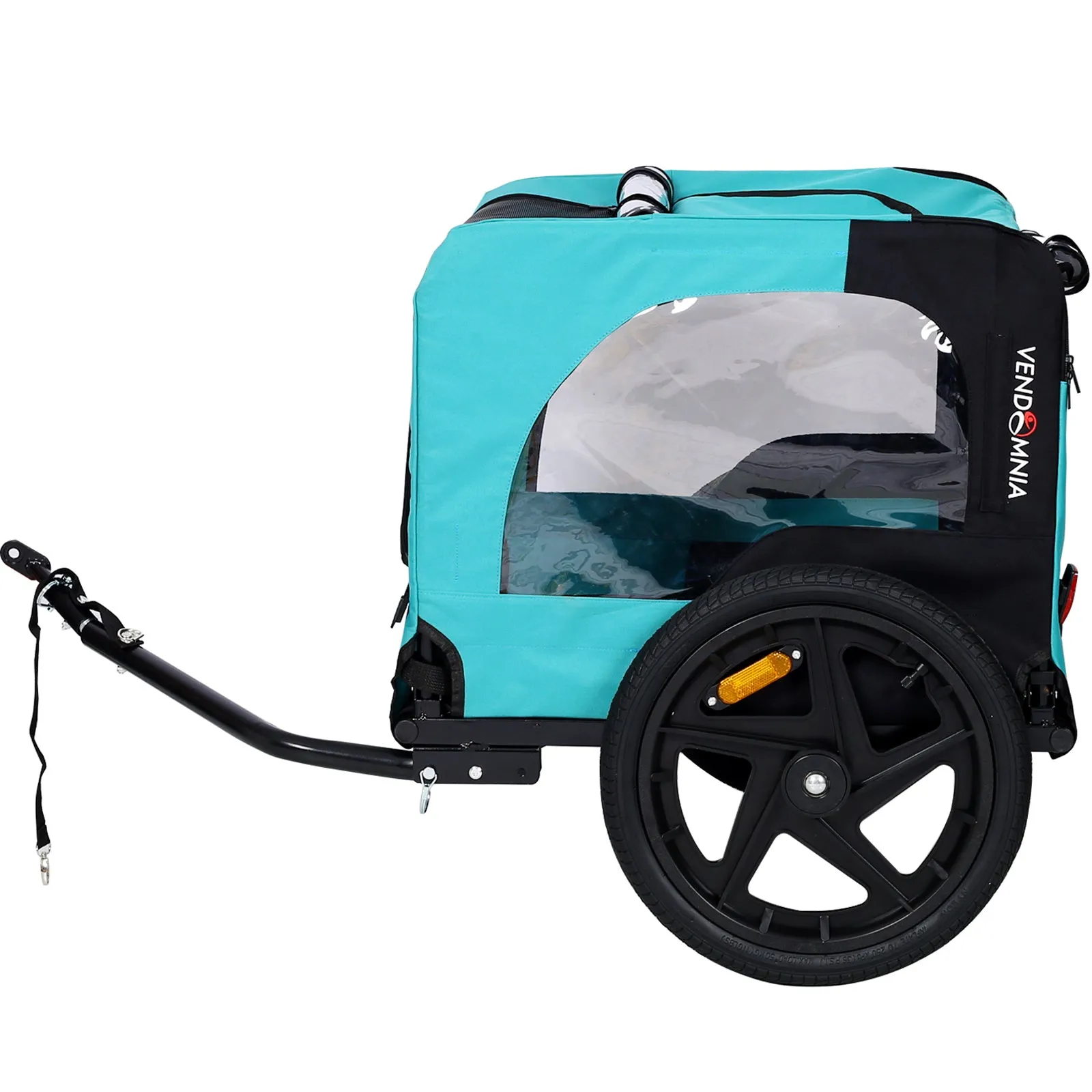 Foldable Bicycle Trailer Stroller for Dogs and Cats