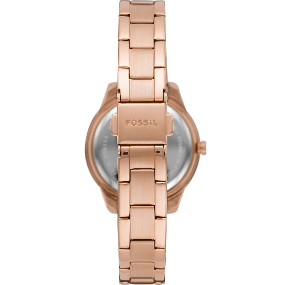 Fossil ES5136 Mini Stella Stone Set Rose Tone Watch