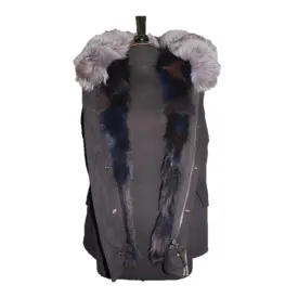 Fox Fur Hooded Vest