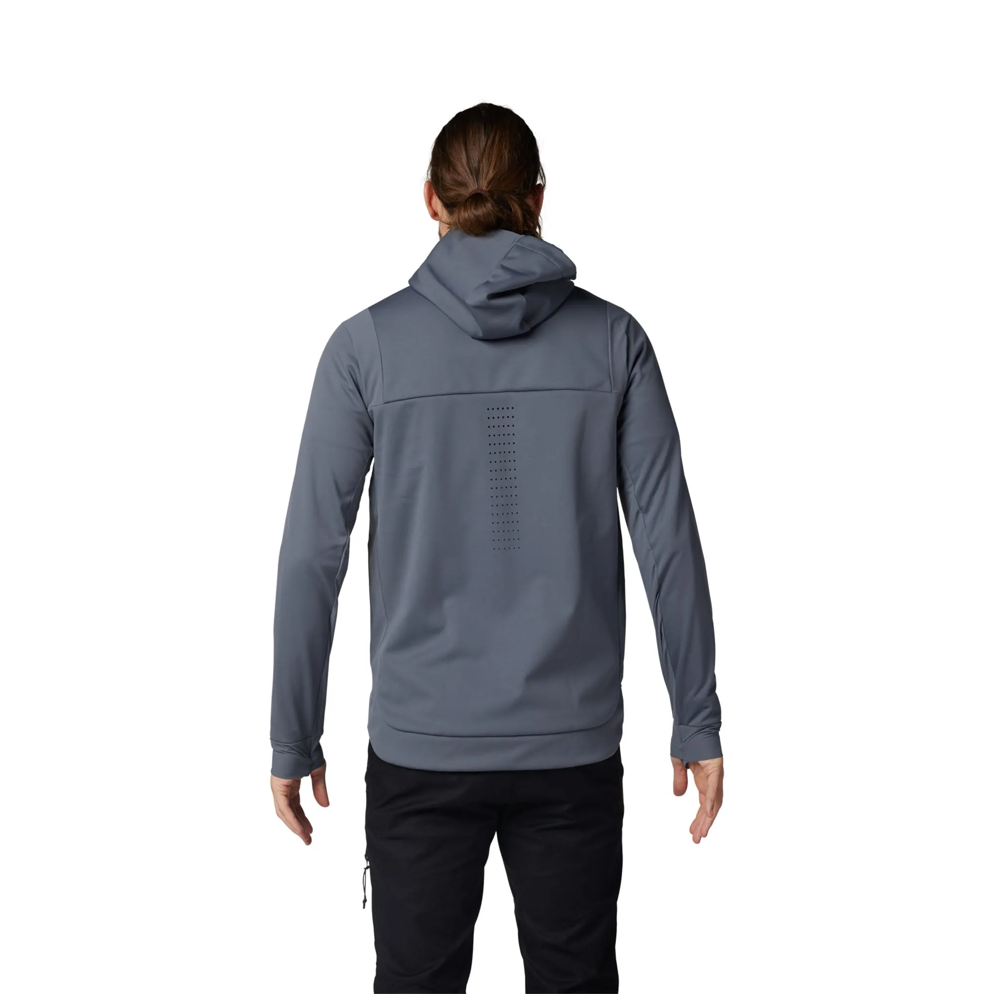 Fox Racing Defend Drive Windbloc Zip Fleece Jacket Graphite Grey