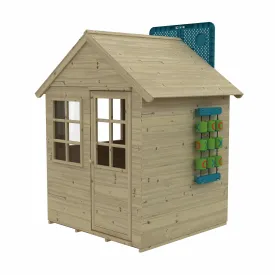 Foxglove Cottage Playhouse with Nought & Crosses and Basketball Hoop - FSC® certified