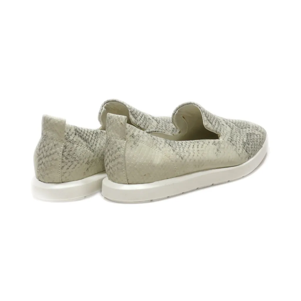 Franco Sarto Slip Ons Pu Leather Beige Colour For Women