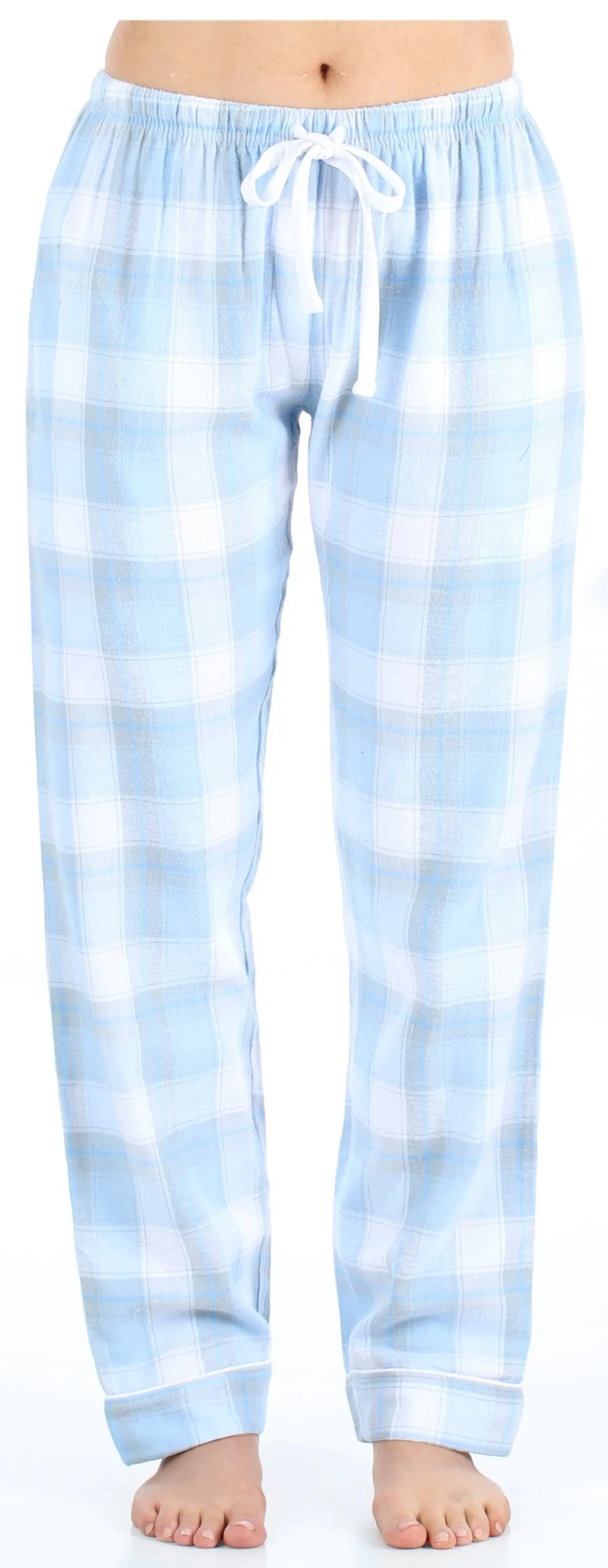 Frankie & Johnny Women’s Cotton Flannel Plaid Pajama Sleep Pants