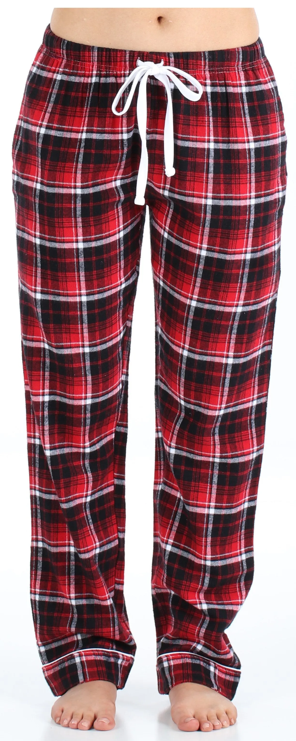 Frankie & Johnny Women’s Cotton Flannel Plaid Pajama Sleep Pants