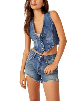 Free People Tate Denim Vest