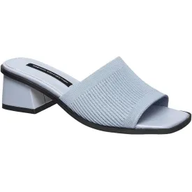 French Connection Womens Knit Slip-On Slide Sandals