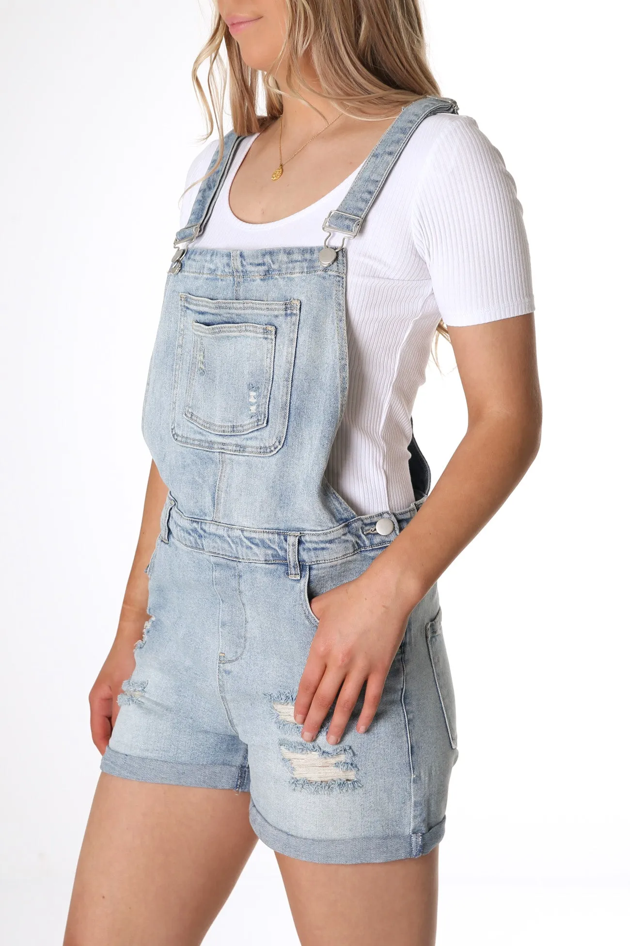 Frida Denim Dungaree Indigo Wash