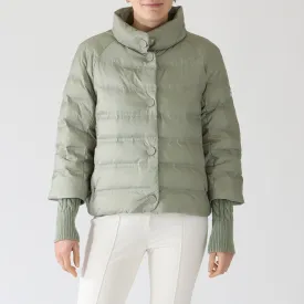 Frozen Sage Down Filled Puffer Jacket