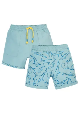 Frugi Rocky Reversible Shorts Stingray Jawsome