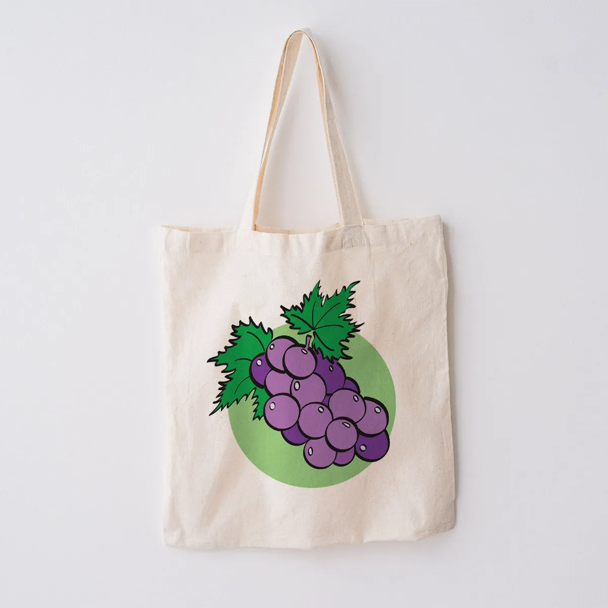 Fruit Fiesta Large Canvas Grocery Tote Market Totes