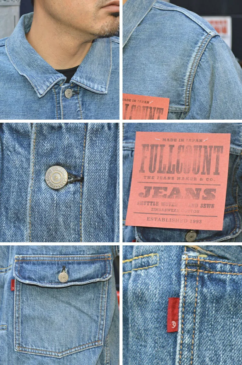 FULL COUNT "2978-2102SS" 11.5oz Type 2 Denim Jacket "Dartford" (Super Smooth)