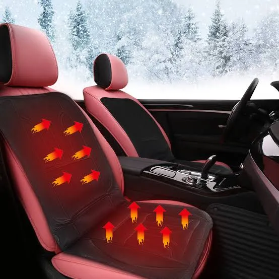 Full Coverage Heated Winter Car Seat Warmer Cushion Pad