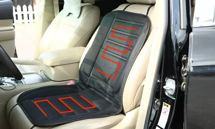 Full Coverage Heated Winter Car Seat Warmer Cushion Pad