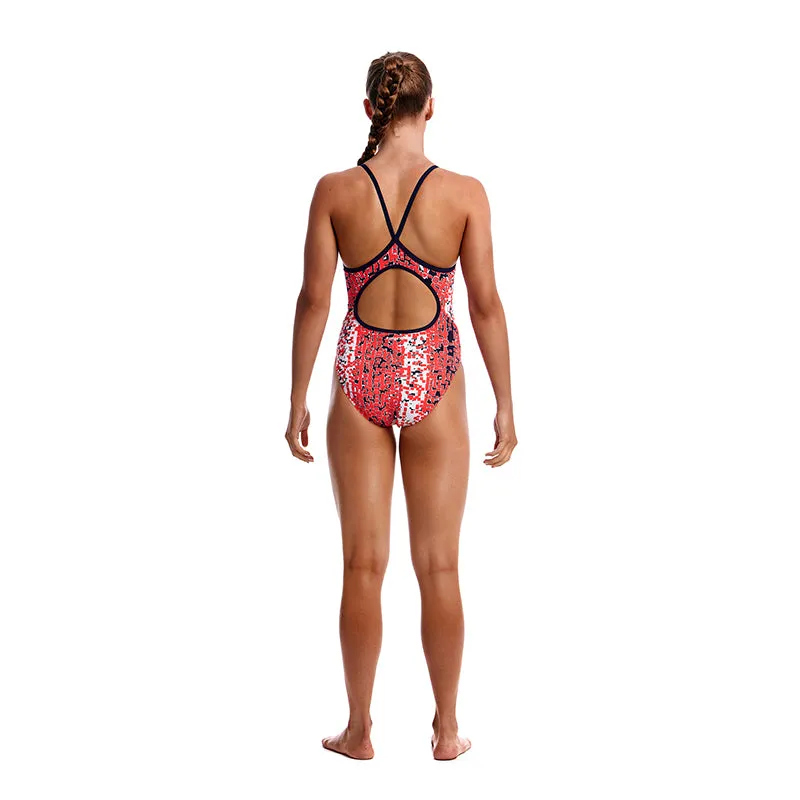 Funkita - Sea Snake - Girls Diamond Back One Piece