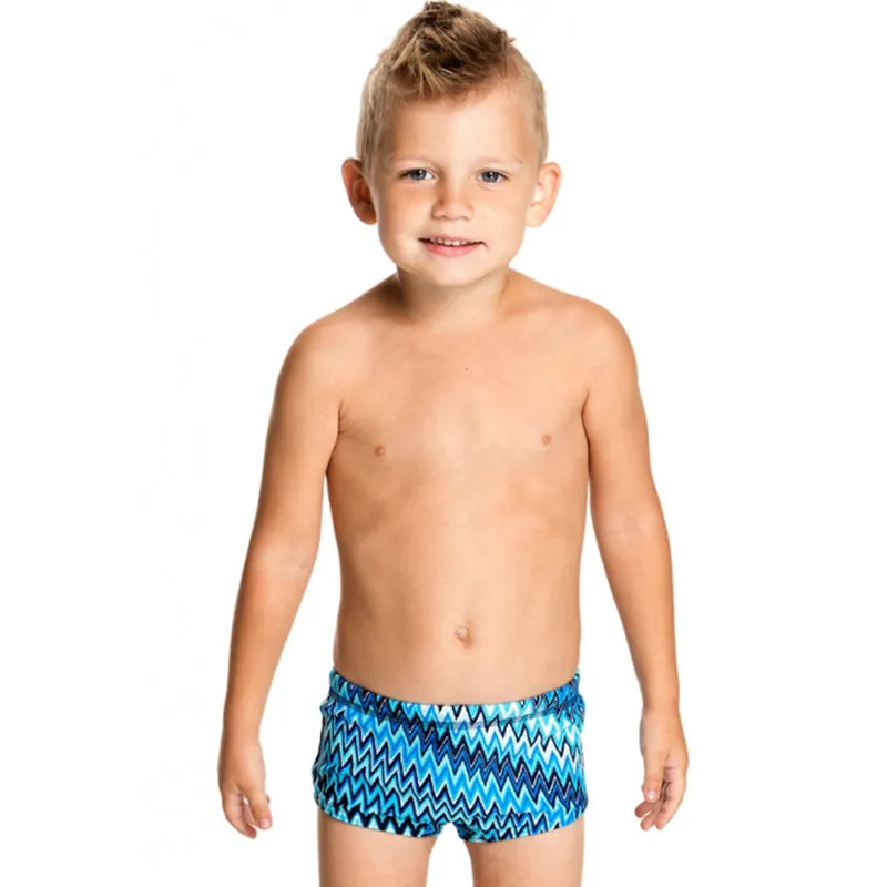 Funky Trunks - Static Blur Toddlers Boys Trunks