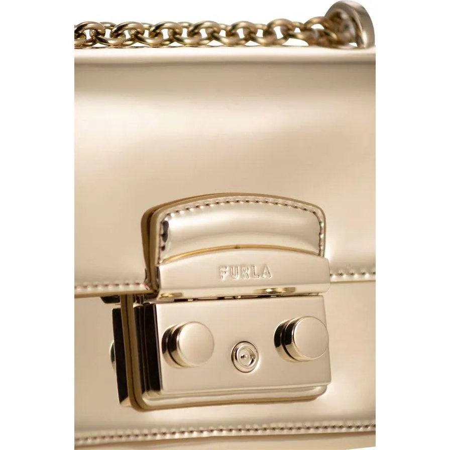 Furla Metropolis Mini Crossbody - Champagne