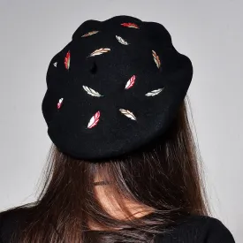 FURTALK Women  Winter Beret Beanies Hat with Embroidery  Drop Shipping HTWL077