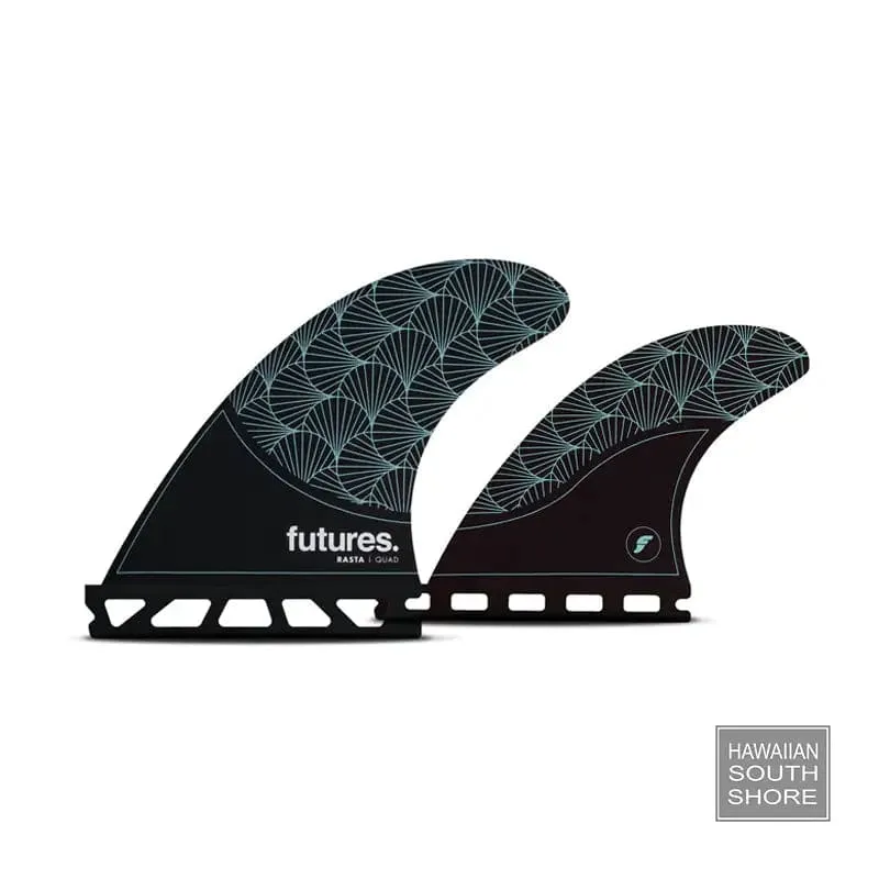 FUTURES Rasta Quad Medium Honeycomb Black Teal Neutral Template