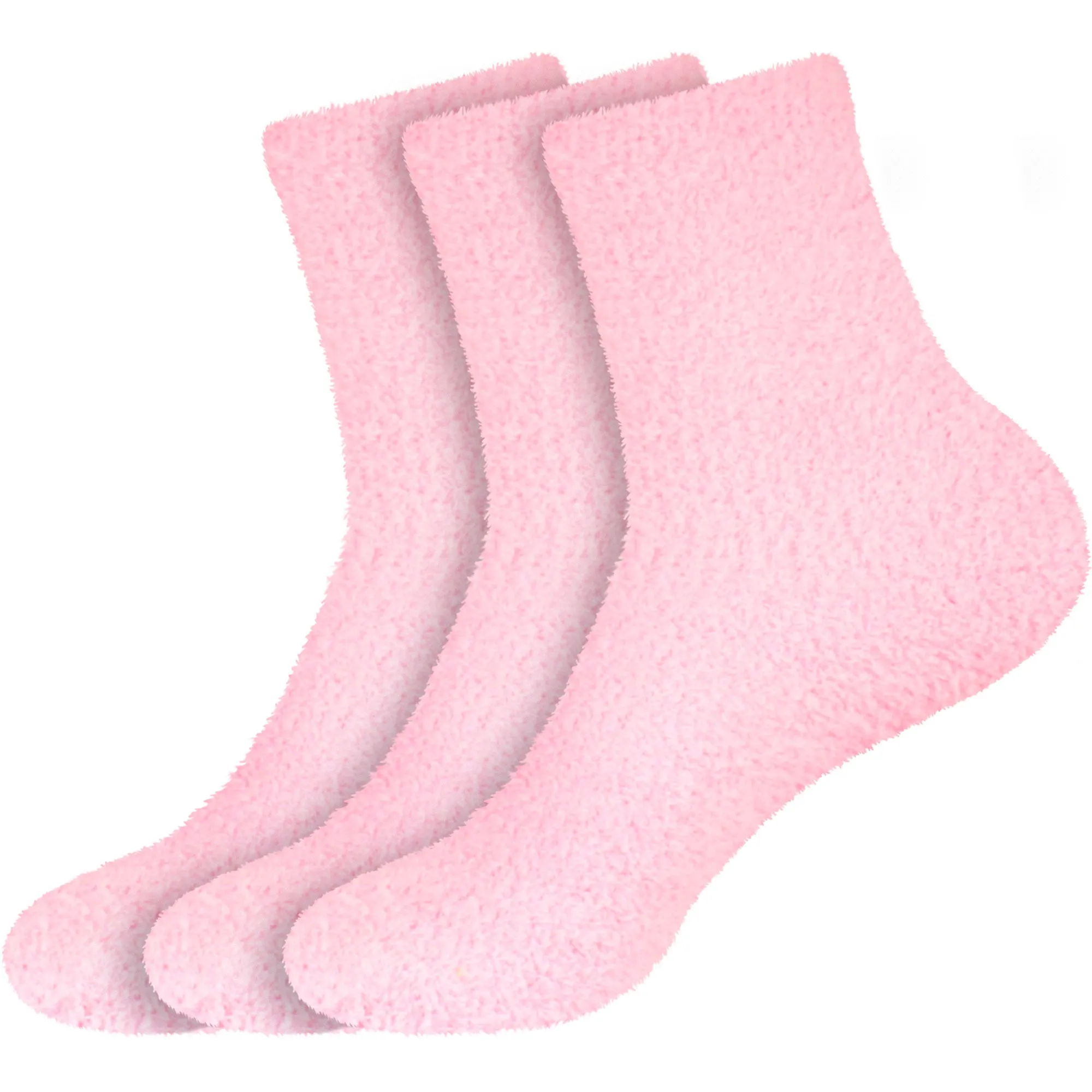 Fuzzy Heart/Stripe/Solid Sock Assortments