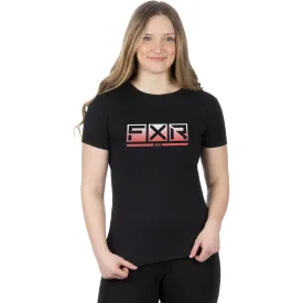 FXR Podium Premium T-Shirt Black/Muted Melon