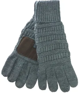 G-20 C.C Light Melange Grey Gloves