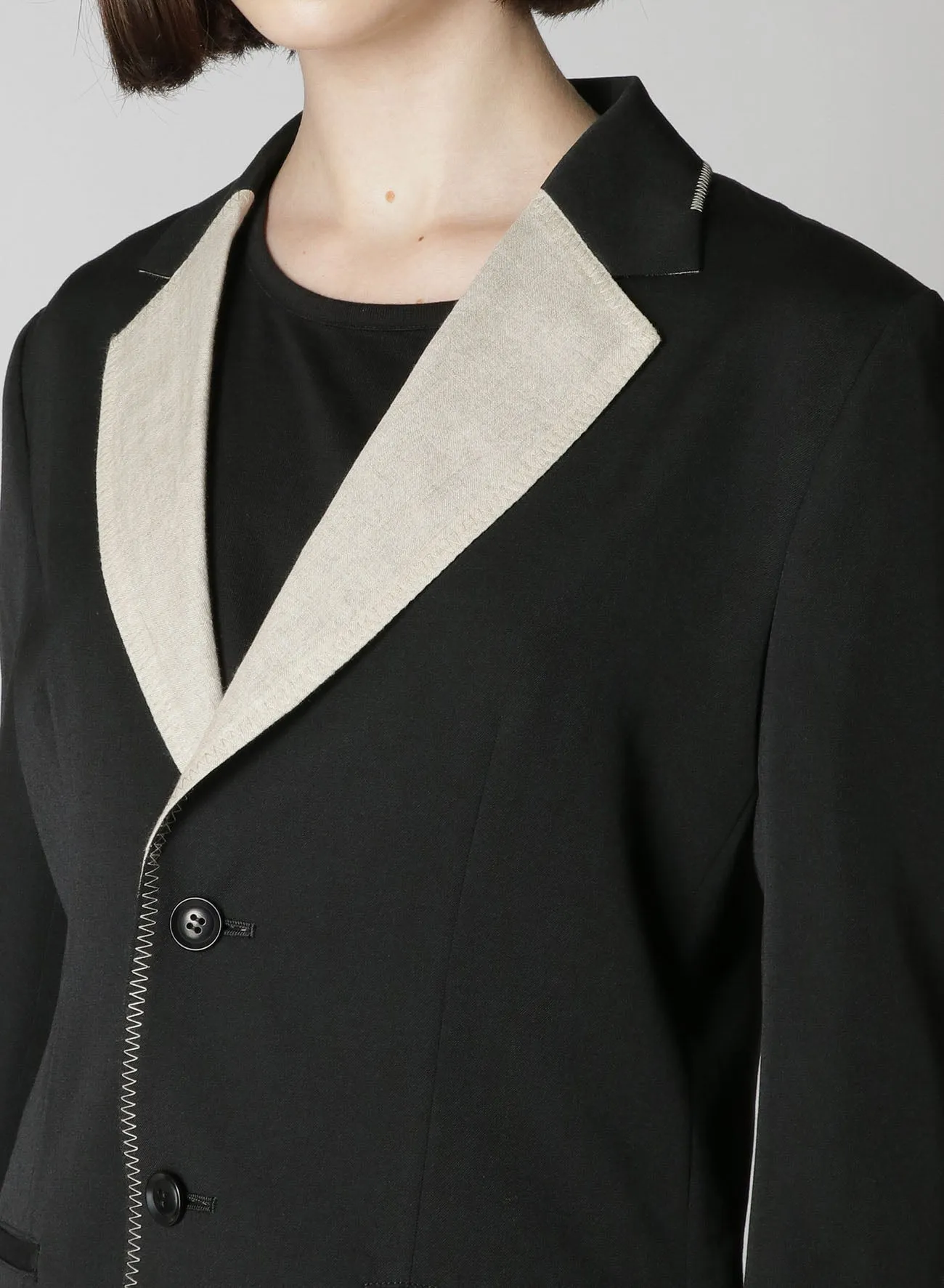 GABARDINE 2BUTTONS JACKET