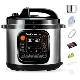 Geek Robocook Zeta 6L Stainless Steel Electric Pressure Cooker