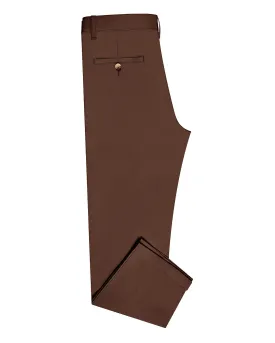 Genoa Chino Pant Chestnut Brown