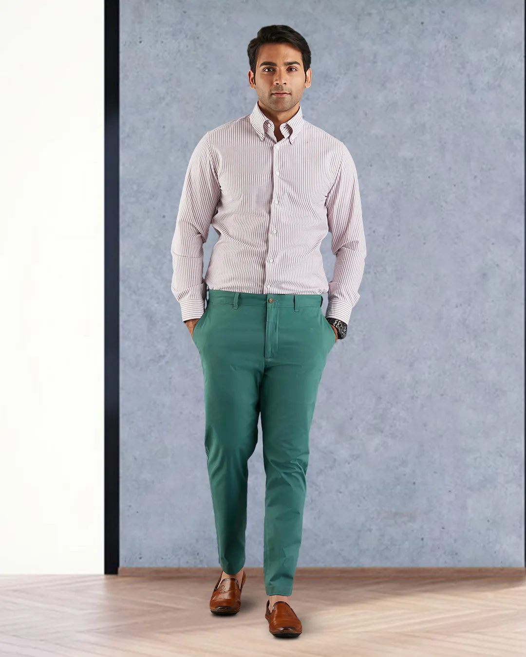 Genoa Chino Pant Fern Green