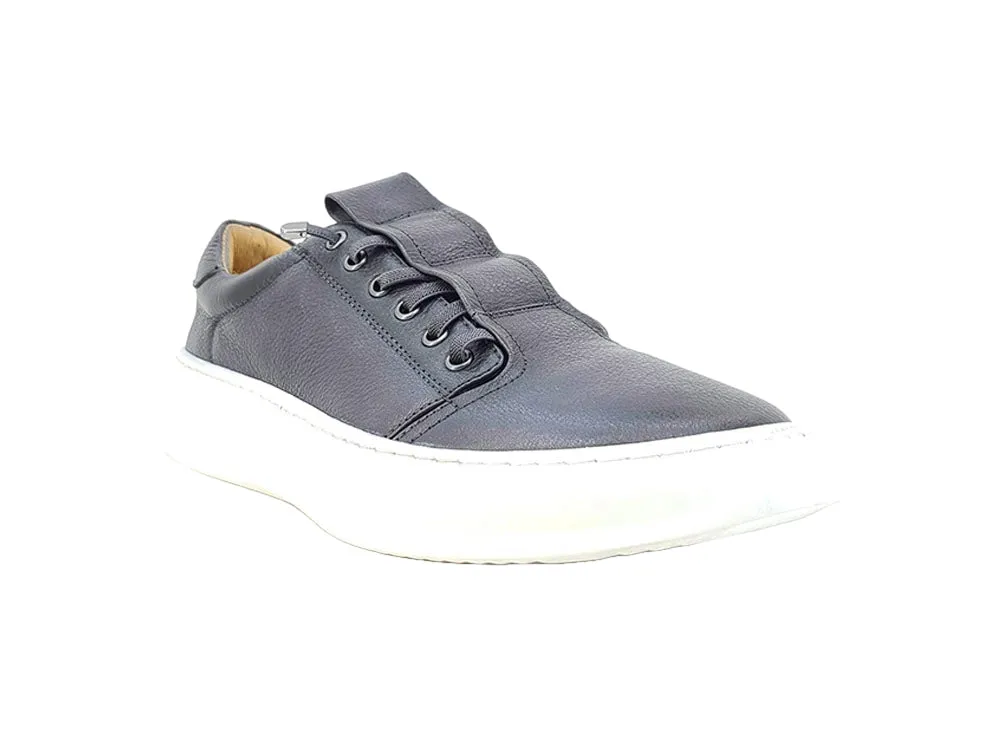 Genuine Calfskin Slip-On Sneakers