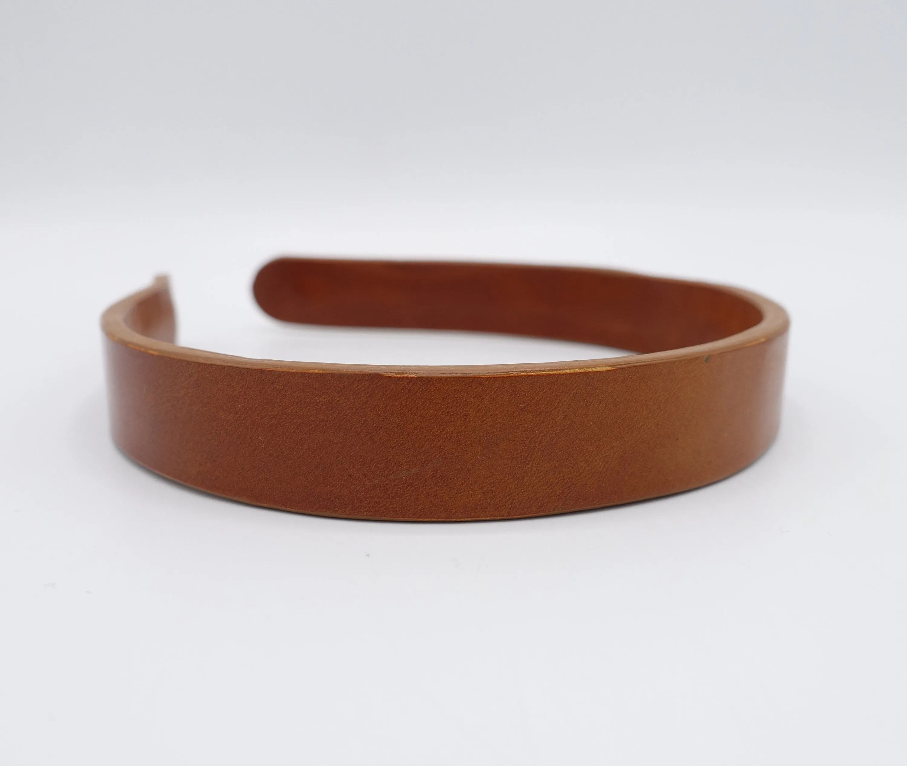 genuine leather headbands, solid leather headband, leather hair accessories for women