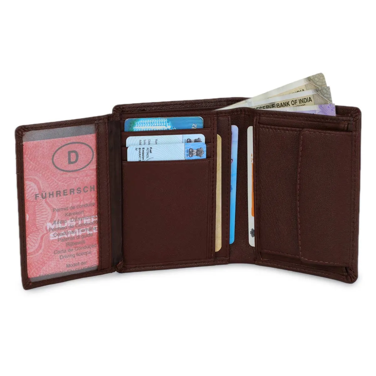 Genuine Leather RFID Blocking Wallet for Men ZW28362